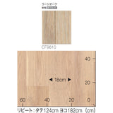 NEW! クッションフロア CF9611 ナチュラルドライオーク 東リ 10cm単位 1.8mm厚 木目柄 抗菌 ナチュラル