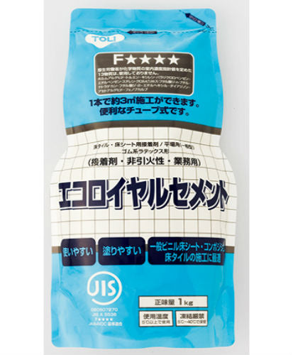 東リ エコロイヤルセメント 1kg 床シート・タイル用接着剤 ラテックス形