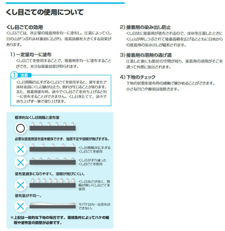 プラスチック糊ベラ プラスチックスプレダー 床・巾木・接着剤用 1枚単位 400-02 HIROSHIMA