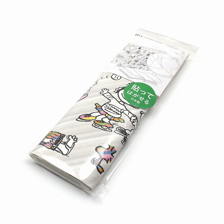 mt casa リメイクシート スヌーピー PEANUTS 27cm×90cm 貼ってはがせる 壁紙シール 賃貸OK 日本製