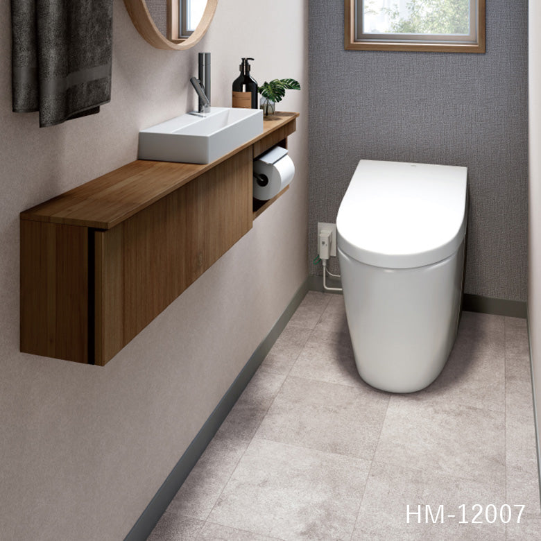 クッションフロア 10cm単位 石目柄 HM-12006 HM-12007 サンゲツ ベトンタイル モルタル