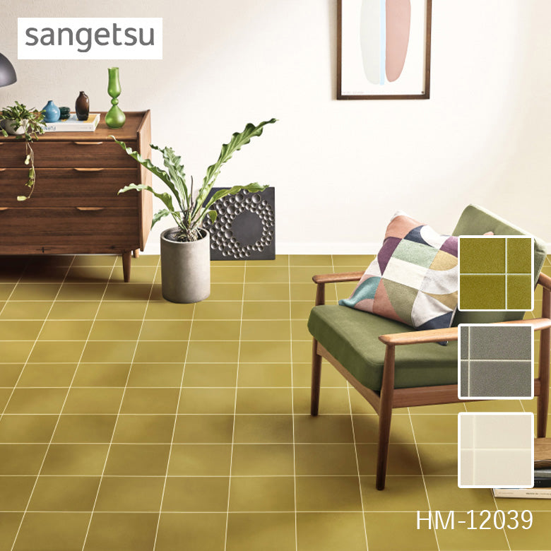 クッションフロア 10cm単位 大理石柄 HM-12037 HM-12038 HM-12039 サンゲツ カルムタイル
