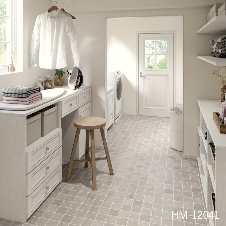 クッションフロア 10cm単位 大理石柄 HM-12041 HM-12042 サンゲツ カントリータイル