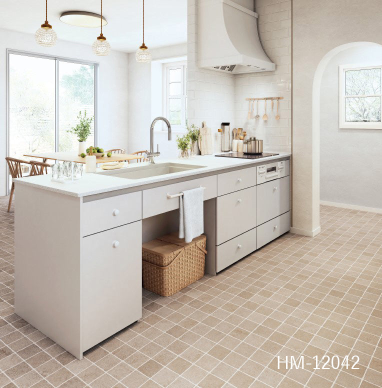 クッションフロア 10cm単位 大理石柄 HM-12041 HM-12042 サンゲツ カントリータイル