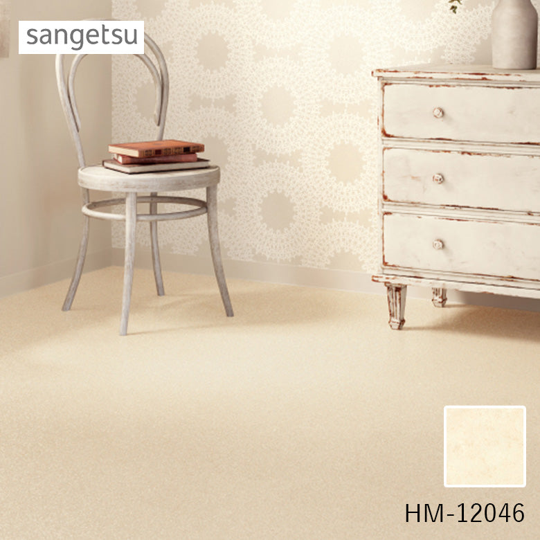 クッションフロア 10cm単位 大理石柄 HM-12046 サンゲツ タソス