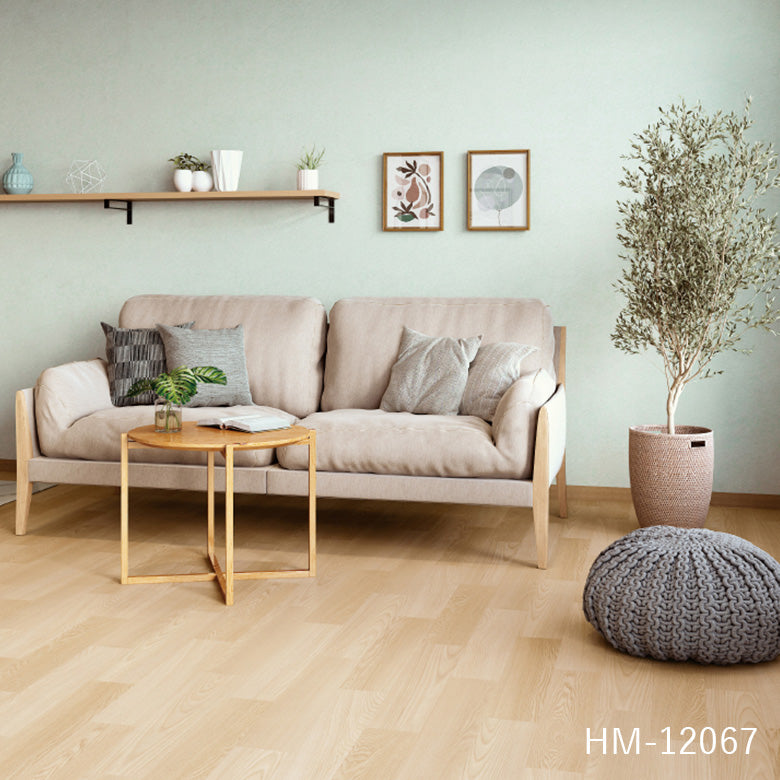 クッションフロア 10cm単位 木目柄 HM-12066 HM-12067 サンゲツ ボタニカルチーク