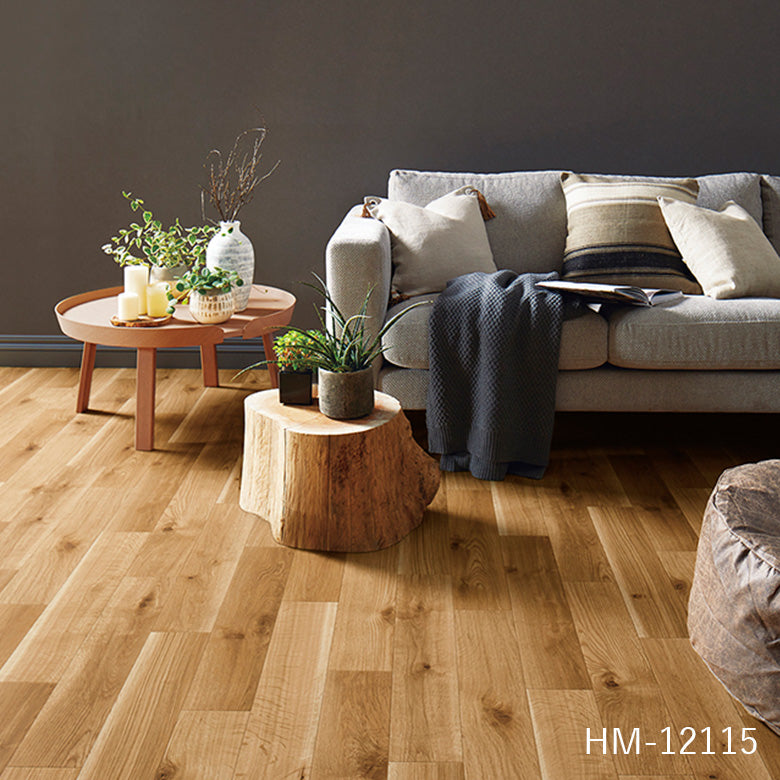 クッションフロア 10cm単位 木目柄 HM-12114 HM-12115 サンゲツ ナチュラルオーク