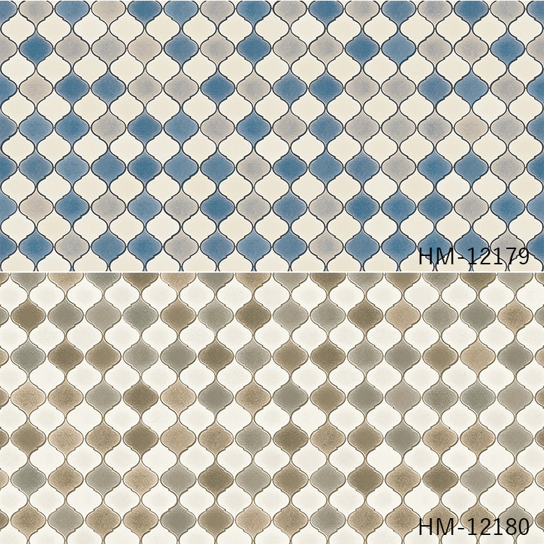 クッションフロア 10cm単位 タイル柄 HM-12179 HM-12180 サンゲツ アンティークタイル