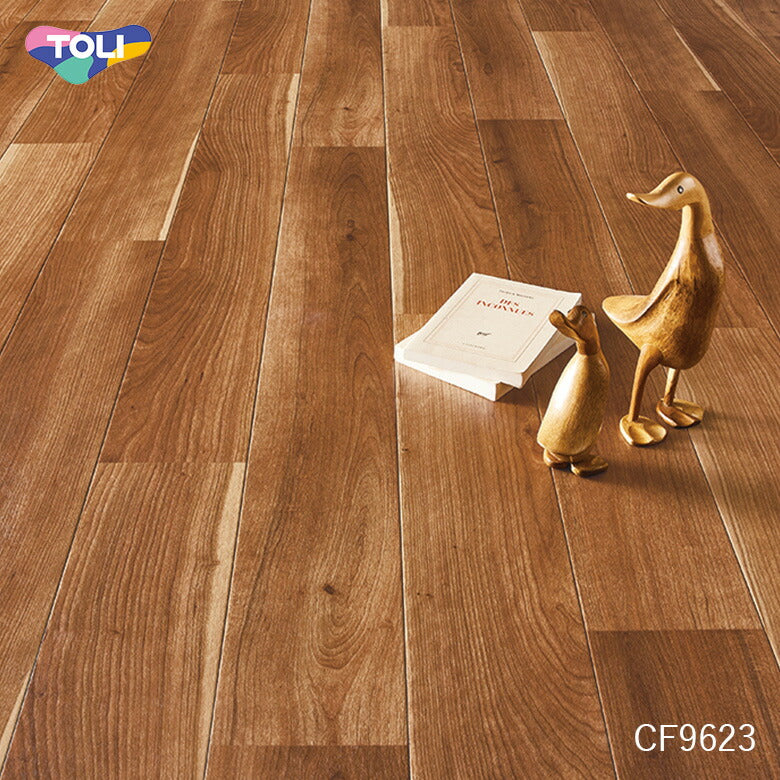 NEW! クッションフロア CF9623 チェリー 東リ 10cm単位 1.8ｍｍ厚 木目柄 抗菌 人気