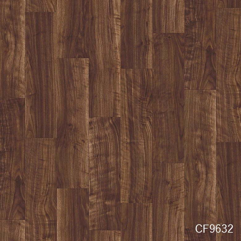 NEW! クッションフロア CF9631 CF9632 ビガーウォールナット 東リ 10cm単位 1.8ｍｍ厚 木目柄 抗菌 ダーク