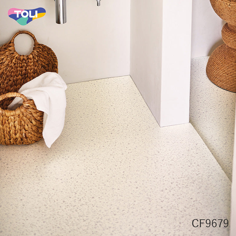NEW! クッションフロア CF9679 パールテラゾー 東リ 10cm単位 1.8ｍｍ厚 石目柄 防カビ 抗菌 お掃除簡単
