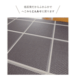厚み1cmの極厚・拭けるキッチンマット 床暖対応 45×120 サンゲツ スキニーグリッド hmt-110-s hmt-111-s
