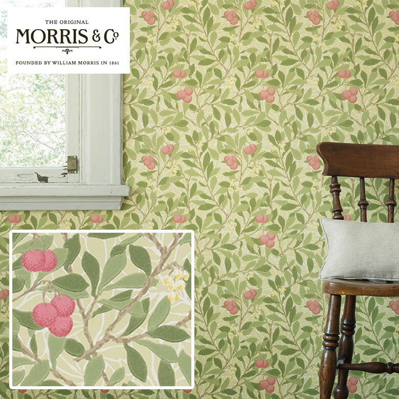 ウィリアムモリス のりなし 壁紙 Arbutus アービュタス LIS-42011 本売り リリカラ