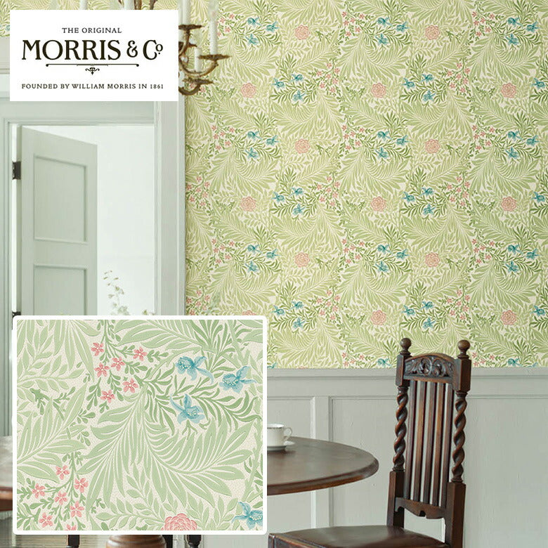 ウィリアムモリス のりなし 壁紙 ラークスパー LIS-42006 本売り リリカラ
