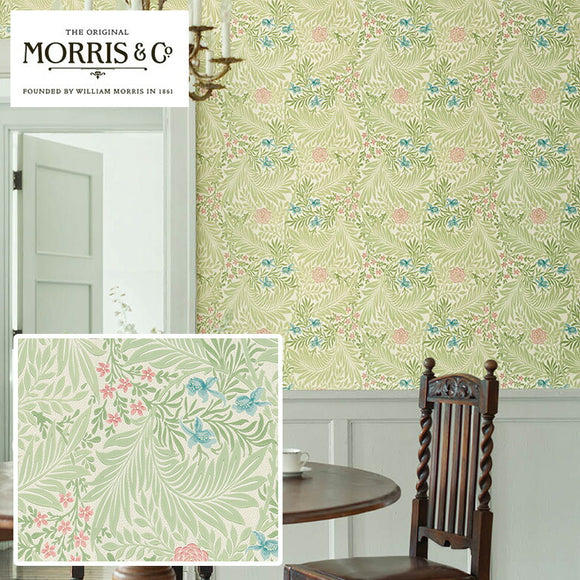 ウィリアムモリス のりなし 壁紙 ラークスパー LIS-42006 本売り リリカラ 植物柄