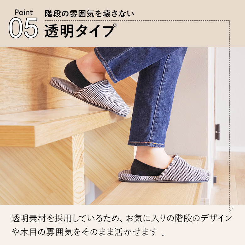 【送料無料】ペット用 防滑 透明 吸着タイプ 階段マット 40cm×20cm 選べる 7枚 14枚 21枚 滑り止めマット