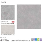 【10ｃｍ単位】東リ 遮音性 モルタル柄クッションフロア 3.5mm厚 CF8510 防音対策 衝撃緩和